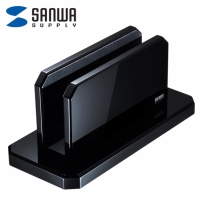 강원전자 산와서플라이 노트북 아크릴 수직 스탠드 PDA-STN32BKN