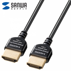 강원전자 산와서플라이 4K 60Hz HDMI 2.0 Super Slim 케이블 1.5m KM-HD20-PSS15