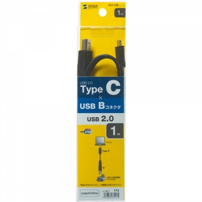 강원전자 산와서플라이 USB2.0 CM-BM 케이블 1m KU-CB10