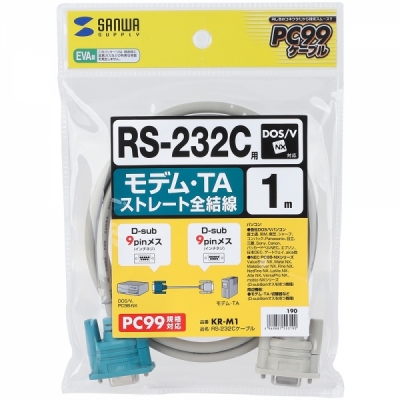 강원전자 산와서플라이 9핀 F/F 케이블 1m KR-M1