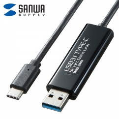 강원전자 산와서플라이 USB3.1 C타입 KM 데이터 통신 컨버터(키보드/마우스 공유) KB-USB-LINK5