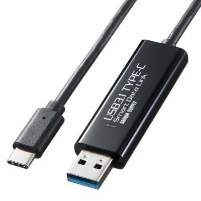 강원전자 산와서플라이 USB3.1 C타입 KM 데이터 통신 컨버터(키보드/마우스 공유) KB-USB-LINK5