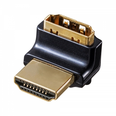 강원전자 산와서플라이 AD-HD05LUK HDMI M/F 위쪽 꺾임 젠더