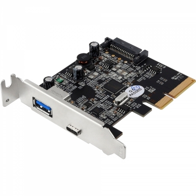강원전자 넷메이트 USB3.1 Gen2 2포트 PCI Express 카드(슬림PC겸용) U-1770