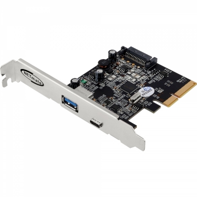 강원전자 넷메이트 USB3.1 Gen2 2포트 PCI Express 카드(슬림PC겸용) U-1770