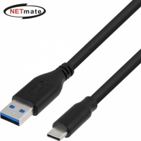 강원전자 넷메이트 USB3.1(3.0) C타입 AM-CM 케이블 2m (블랙) NMC-CA320B