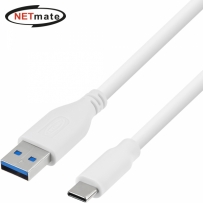 강원전자 넷메이트 USB3.1(3.0) C타입 AM-CM 케이블 3m (화이트) NMC-CA330W
