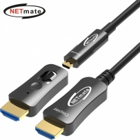 강원전자 넷메이트 HDMI2.0 Hybrid AOC 배관용 케이블 40m (블랙) NM-HAC40D