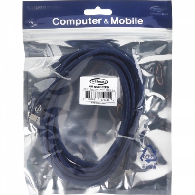 강원전자 넷메이트 USB3.1 Gen2 C타입 5A 100W 고속충전 케이블 2m NM-UCC302PD