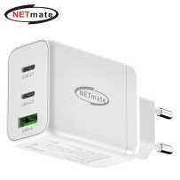 강원전자 넷메이트 USB PD 65W GaN 초고속 멀티 충전기 NM-GN065W