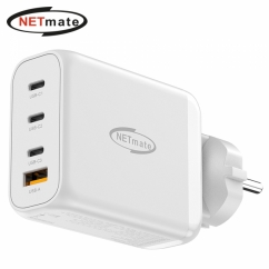 강원전자 넷메이트 USB PD 100W GaN 접지 초고속 멀티 충전기 NM-GN100W