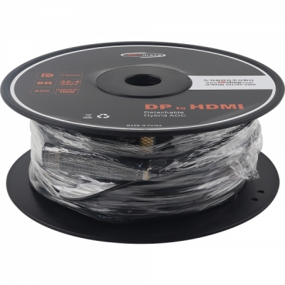 강원전자 넷메이트 DisplayPort to HDMI Hybrid AOC 케이블 100m NM-DHP100DG
