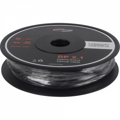강원전자 넷메이트 DisplayPort 2.1 DP40 Hybrid AOC 케이블 30m NM-DAP30R