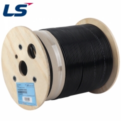 LS전선 CAT.6 UTP 옥외용 케이블 300m (단선/블랙) UTP-G-C6G-E1EN-N 4P BK