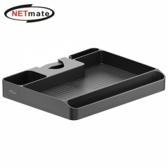 강원전자 넷메이트 TV스탠드 폴 마운트 다용도 선반 (블랙) NM-PMS48B