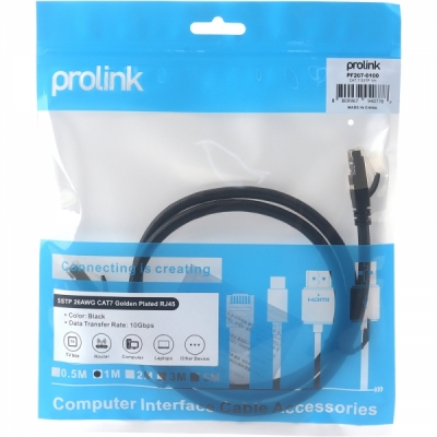 프로링크 CAT.7 SSTP 랜 케이블 1m PF207-0100