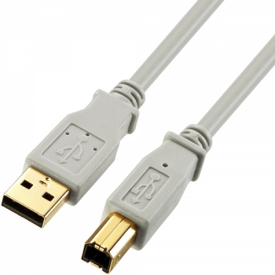 강원전자 산와서플라이 USB2.0 AM-BM 케이블 3m (USB-IF 인증) KU20-3HK2