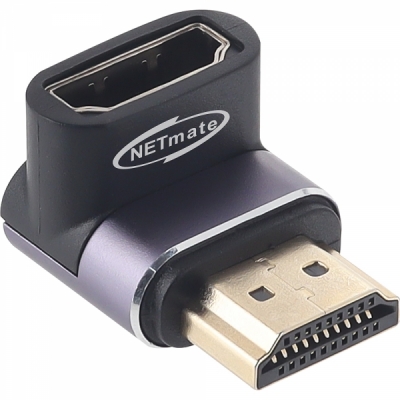 강원전자 넷메이트 HDMI 2.1 M/F 아래쪽 꺾임 젠더 NM-HG2108