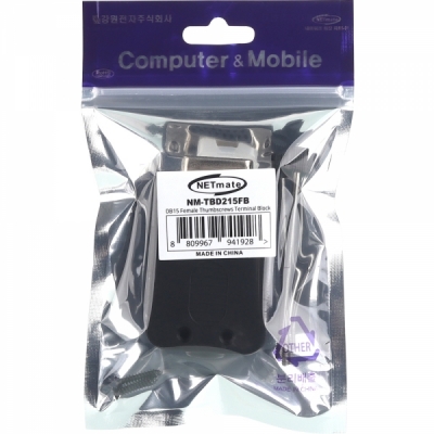 강원전자 넷메이트 2열 DB15F / 터미널 블록 조합 커넥터 (스크류 방식) NM-TBD215FB