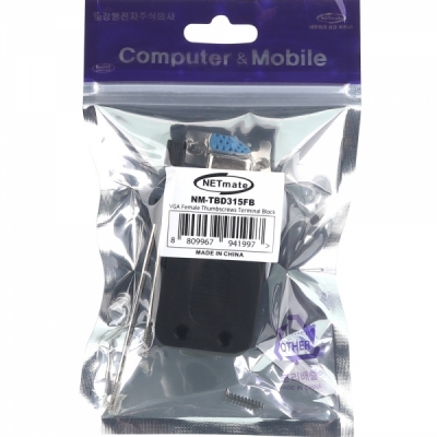 강원전자 넷메이트 3열 DB15F / 터미널 블록 조합 커넥터 (스크류 방식) NM-TBD315FB