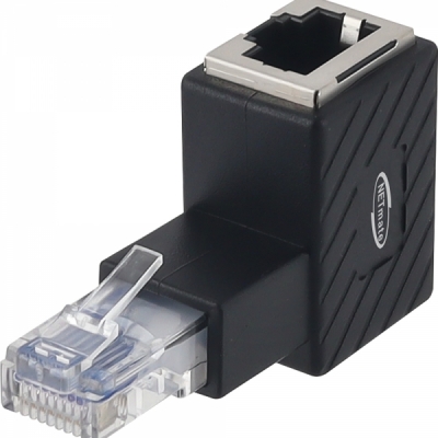 강원전자 넷메이트 RJ-45 위쪽 꺾임 젠더 NM-RG03
