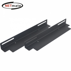 강원전자 넷메이트 허브랙 가이드 앵글(블랙, 좌/우 한세트) NM-HGAB