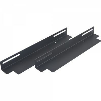 강원전자 넷메이트 허브랙 가이드 앵글(블랙, 좌/우 한세트) NM-HGAB