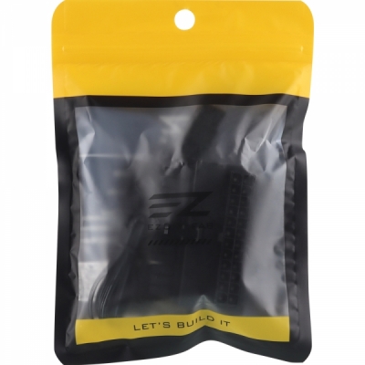 강원전자 넷메이트 메인보드 ATX 24핀 ARGB 어댑터 (블랙/90도) [EZDIY-FAB] NM-DPI161