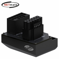 강원전자 넷메이트 450W 12VHPWR 변환 어댑터 (블랙/STD 180도) [EZDIY-FAB] NM-DPI18916