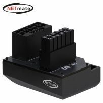 강원전자 넷메이트 450W 12VHPWR 변환 어댑터 (블랙/RVS 180도) [EZDIY-FAB] NM-DPI18917