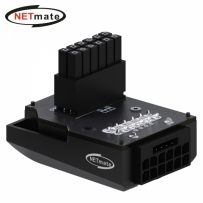 강원전자 넷메이트 450W 12VHPWR 변환 어댑터 (블랙/RVS 90도) [EZDIY-FAB] NM-DPI18918