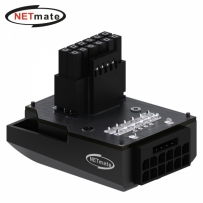 강원전자 넷메이트 450W 12VHPWR 변환 어댑터 (블랙/STD 90도) [EZDIY-FAB] NM-DPI18919