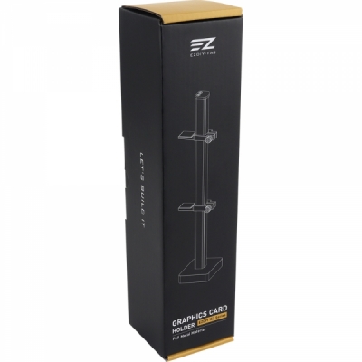 강원전자 넷메이트 ARGB 알루미늄 그래픽카드 스탠드형 지지대 (블랙) [EZDIY-FAB] NM-DPI153