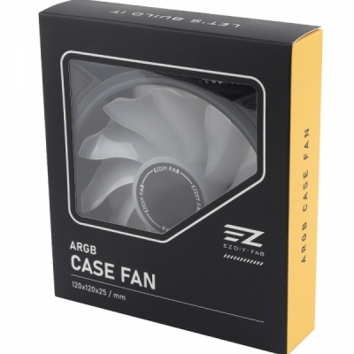 강원전자 넷메이트 Moonlight ARGB PWM 120mm 쿨링팬(블랙/단품) [EZDIY-FAB] NM-DPR04413