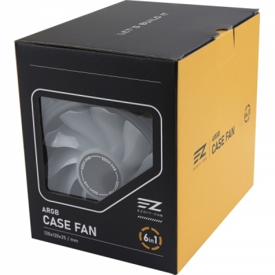 강원전자 넷메이트 Moonlight ARGB 120mm 쿨링팬(블랙/6PACK + 팬허브 + 리모컨) [EZDIY-FAB] NM-DPI1171