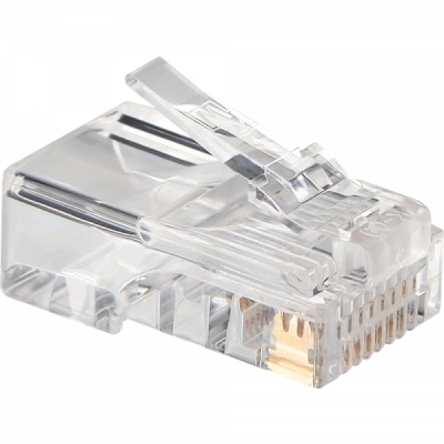 강원전자 KW CAT.5E UTP 50u 금도금 고급 RJ-45 플러그(100개) KW-C5P