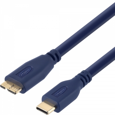 강원전자 넷메이트 USB3.0 CM-MicroB 케이블 0.5m NM-UCM305DB
