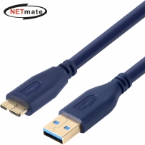 강원전자 넷메이트 USB3.0 AM-MicroB 케이블 0.5m NM-UM305DB