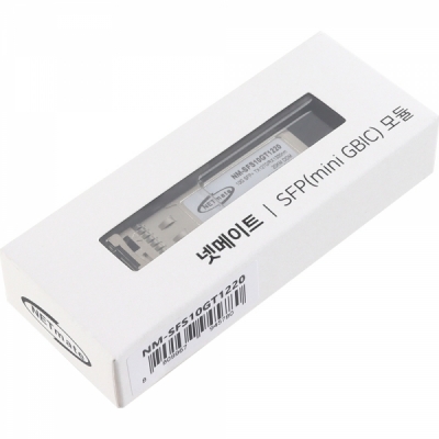 강원전자 넷메이트 10G 싱글모드 SFP+ BiDi 광 모듈(TX1270nm/RX1330nm/20km) NM-SFS10GT1220