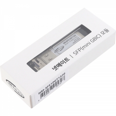 강원전자 넷메이트 10G 싱글모드 SFP+ BiDi 광 모듈(TX1330nm/RX1270nm/20km) NM-SFS10GT1320