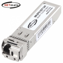 강원전자 넷메이트 10G 싱글모드 SFP+ BiDi 광 모듈(TX1270nm/RX1330nm/40km) NM-SFS10GT1240
