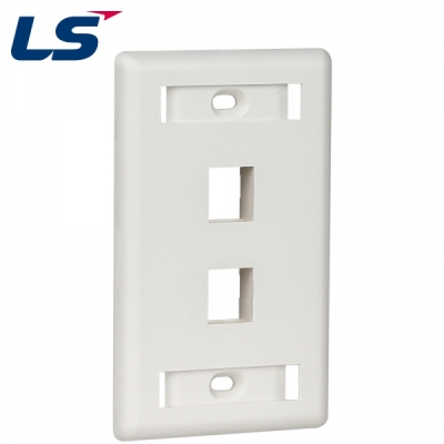 LS전선 아울렛 페이스 플레이트 2구 LS-FP-US-2PORT