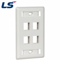 LS전선 아울렛 페이스 플레이트 4구 LS-FP-US-4PORT