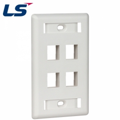 LS전선 아울렛 페이스 플레이트 4구 LS-FP-US-4PORT