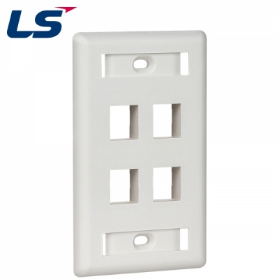 LS전선 아울렛 페이스 플레이트 4구 LS-FP-US-4PORT