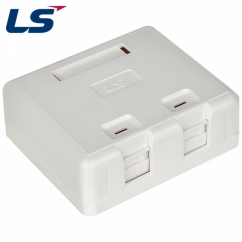 LS전선 노출형 아울렛 박스 2구 LS-SMB-2PORT
