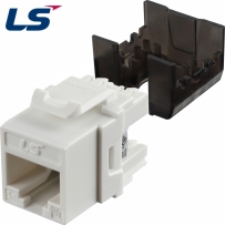LS전선 CAT.5E UTP 키스톤잭 (화이트) LS-MJ-UC5E-WH-ERI