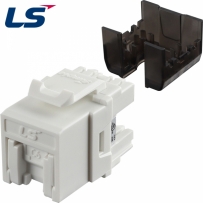 LS전선 CAT.6 UTP 키스톤잭 (화이트/도어 타입) LS-MJ-UC6-WH-ERD