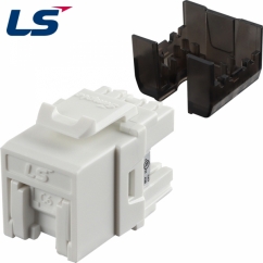 LS전선 CAT.6 UTP 키스톤잭 (화이트/도어 타입) LS-MJ-UC6-WH-ERD
