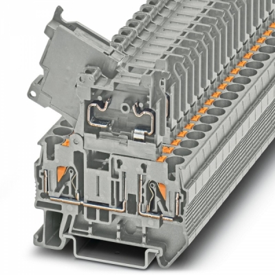 피닉스컨택트 PT 4-HESI (5X20) GY/GY 퓨즈 단자대 1058940
